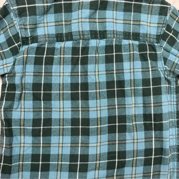 Carter’s Button Up Shirt Collared Plaid  Green & Black Size 4T - Picture 14 of 16